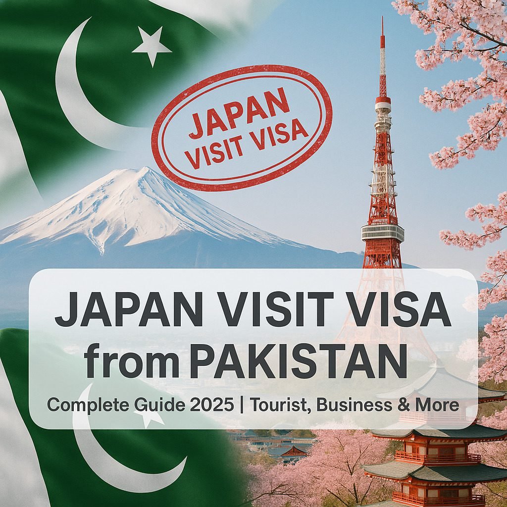 Japan Visit Visa from Pakistan: Types, Requirements & Application Guide
