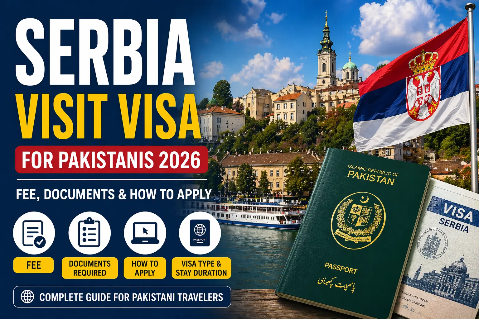 Serbia Visit Visa for Pakistanis 2026 Fee, Documents & How to Apply