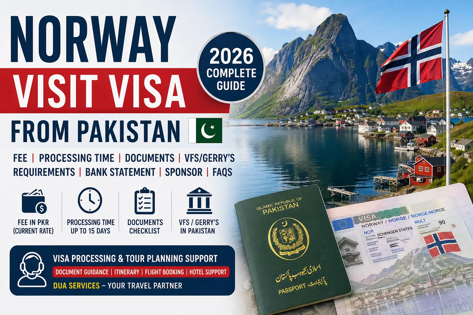 Norway Visit Visa from Pakistan 2026-27 Complete Guide