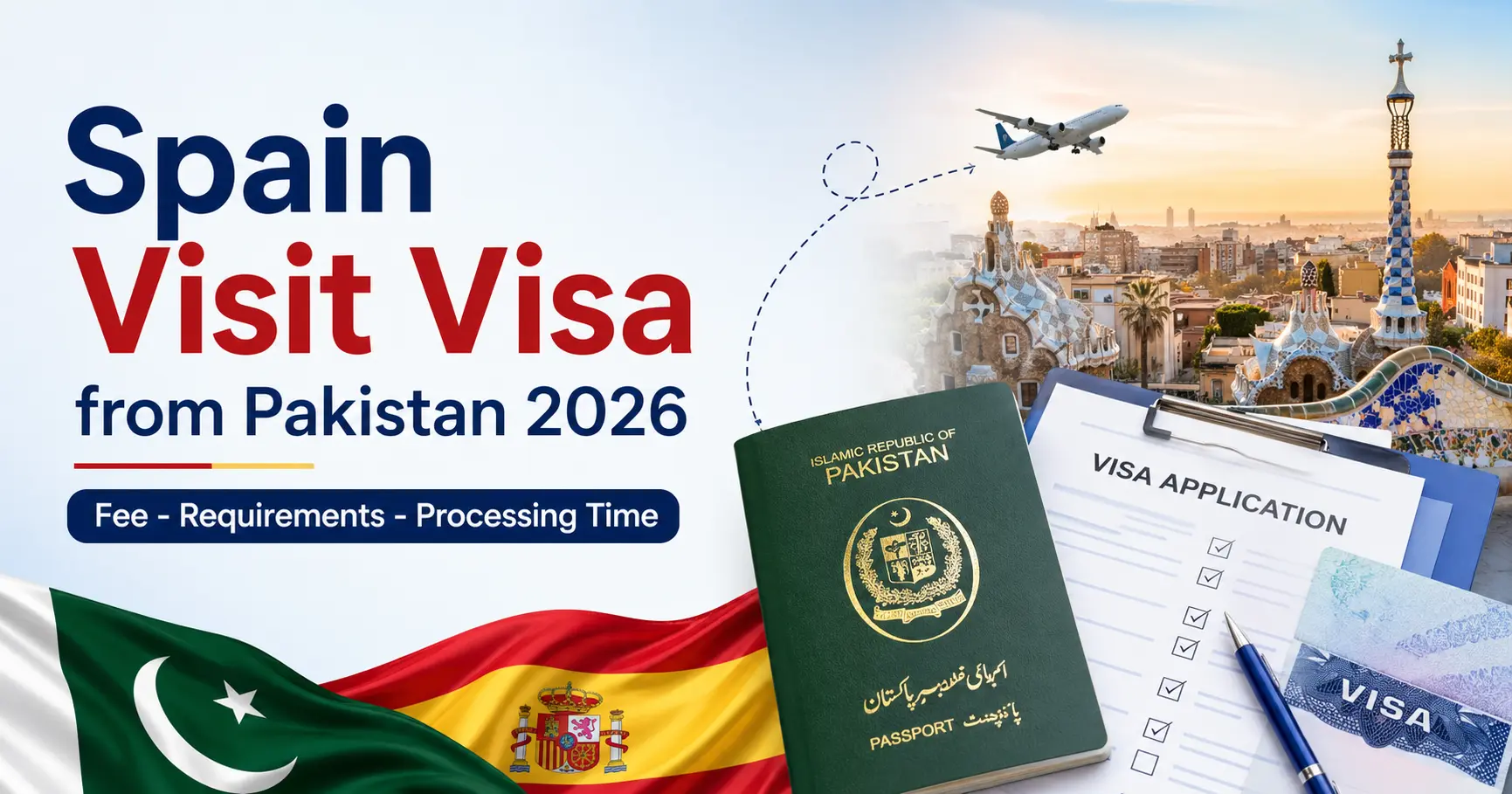 Spain Visit Visa from Pakistan 2026 Fee, Requirements & Processing Time