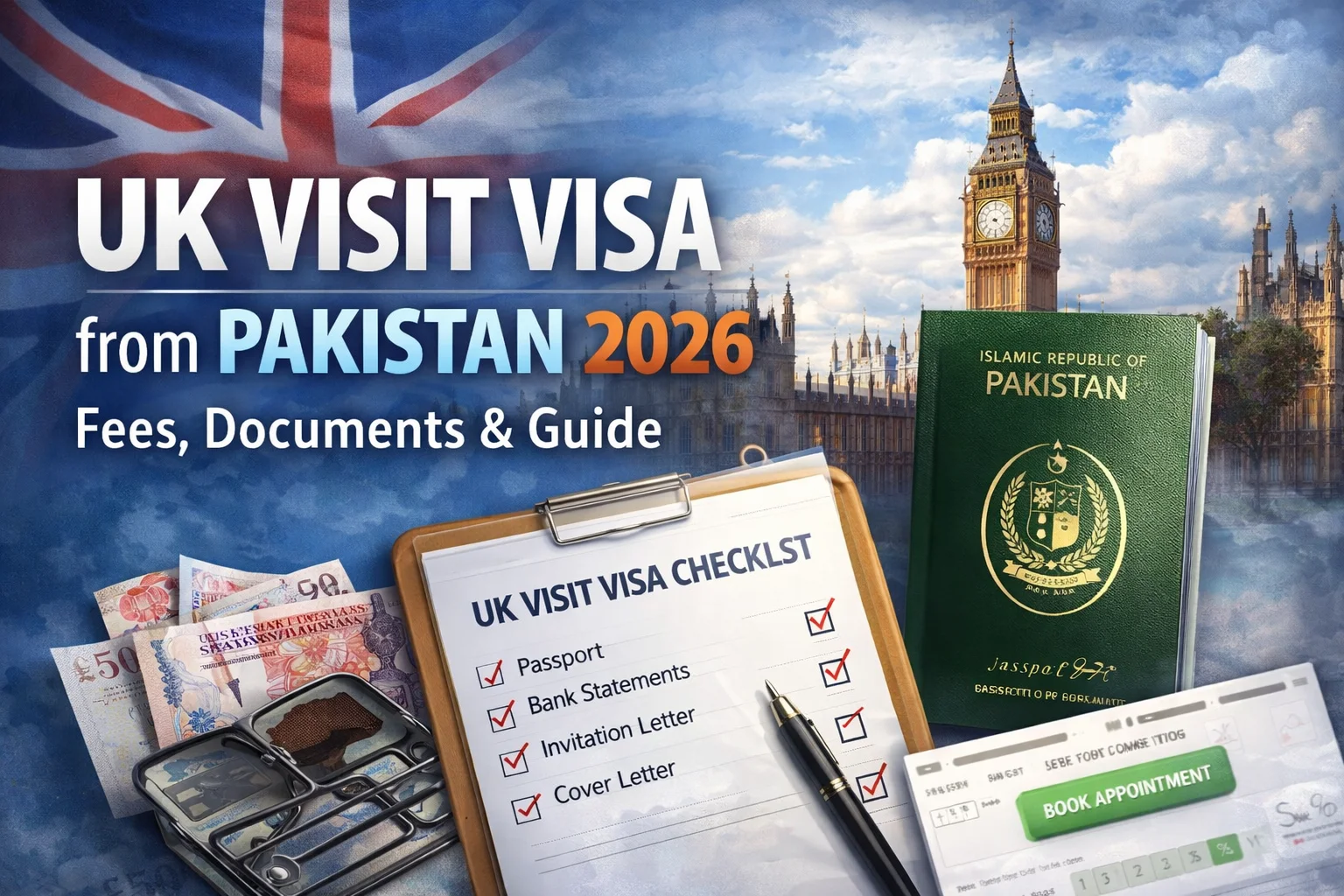 UK Visit Visa from Pakistan 2026: Fees, Documents & Guide